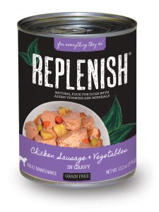 Replenish DogCan_ChickenSausageVeg_rgb
